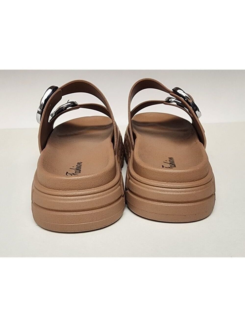 Womens Fashion Lightweight Eva Sandals Size US 8 Color Tan - Picture 8 of 8